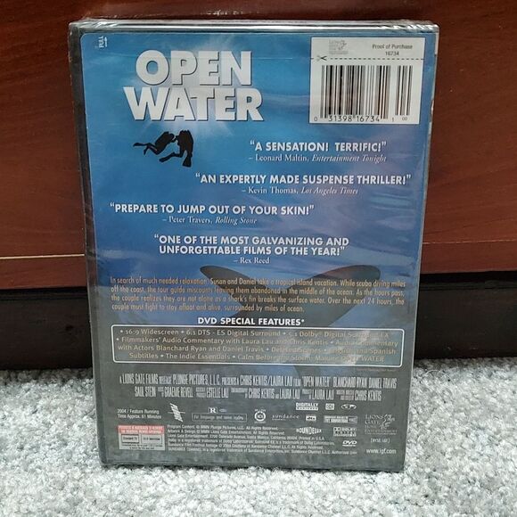 Open Water  Widescreen DVD  Based on true events 2004  NEW Sealed Thriller s - Picture 2 of 3